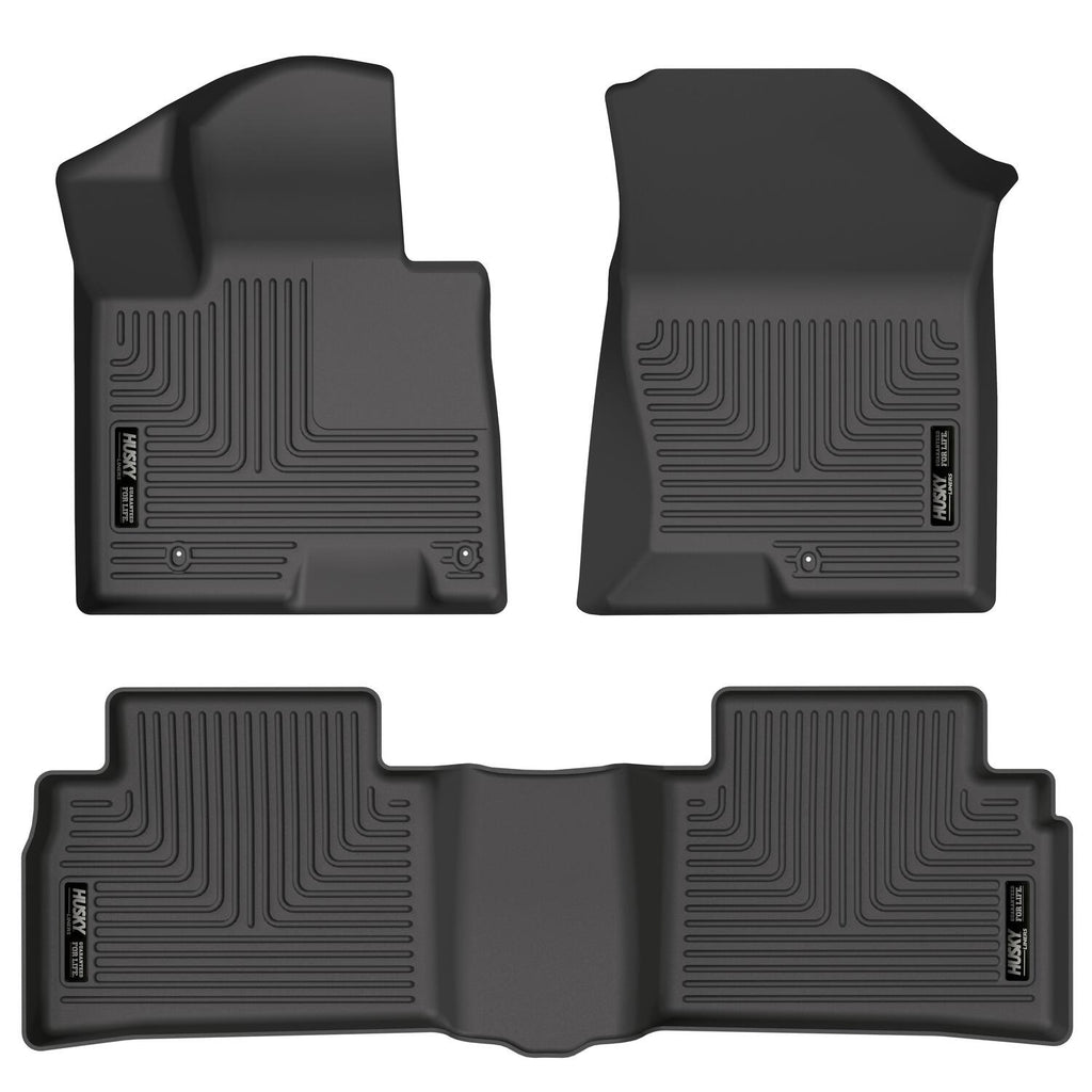 Husky Liners 2022 Hyundai Tucson Excl. Hybrid Weatherbeater Black Front & 2nd Seat Floor Liners-Husky Liners-HSL95781