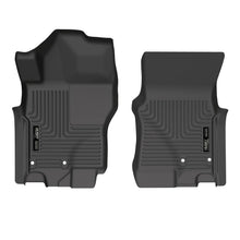Load image into Gallery viewer, Husky Liners 2022 Nissan Frontier King Cab Ext. Cab/CC WeatherBeater Black Front Floor Liners-Husky Liners-HSL13521