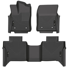 Load image into Gallery viewer, Husky Liners 2022 Toyota Tundra WeatherBeater CC CrewMax Front &amp; 2nd Seat Floor Liner - Blk-Husky Liners-HSL99481