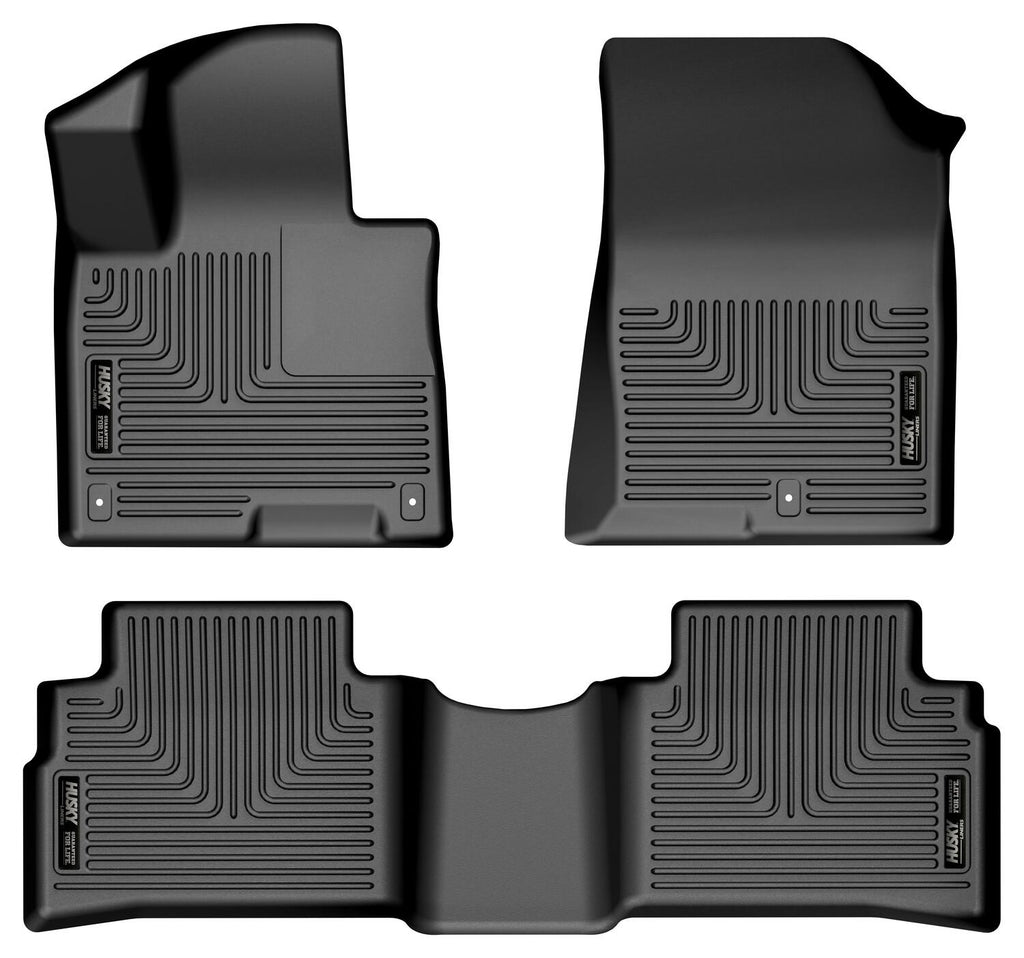 Husky Liners 2023 Kia Sportage WeatherBeater Front & 2nd Seat Floor Liners - Black-Husky Liners-HSL95221