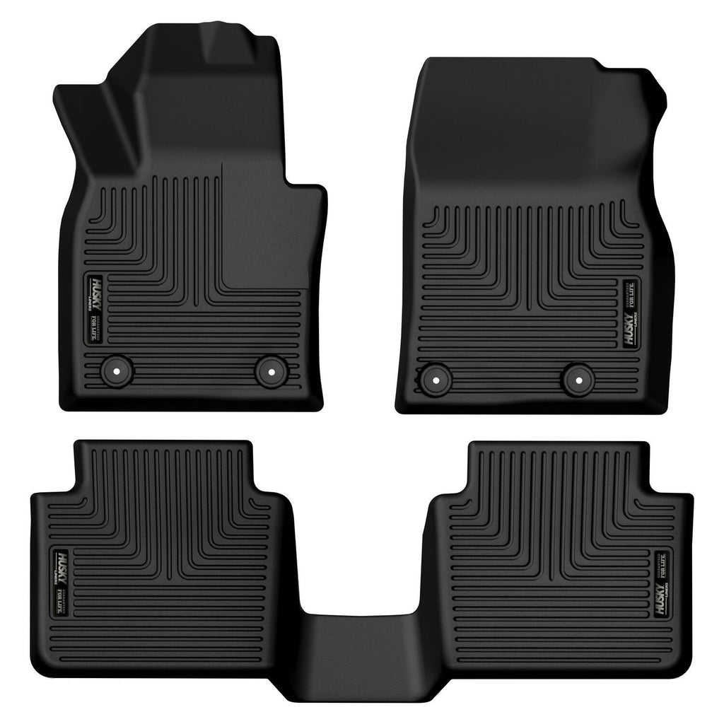 Husky Liners 2023 Mazda CX-50 Weatherbeater Front & 2nd Seat Floor Liners - Black-Husky Liners-HSL96621