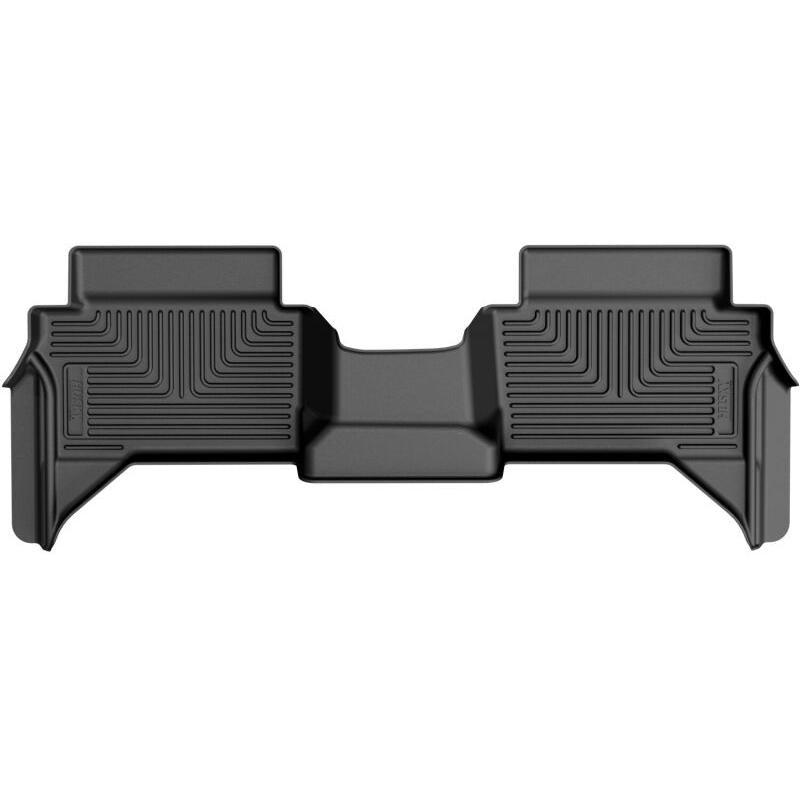 Husky Liners 2024 Toyota Tacoma Double Cab WeatherBeater 2nd Row Black Floor Liners-Husky Liners-HSL14921