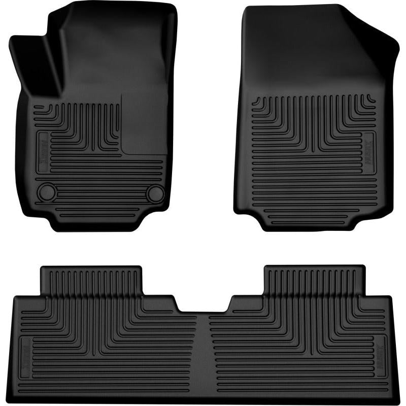 Husky Liners 2025 GMC Terrain/Chevrolet Equinox Weatherbeater Front & Rear Floor Liners - Black-Husky Liners-HSL99291