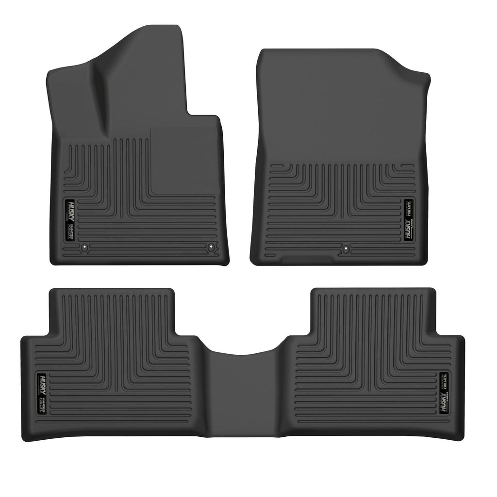 Husky Liners 21-22 Kia Sorento WeatherBeater Front & 2nd Seat Floor Liners - Black-Husky Liners-HSL95841
