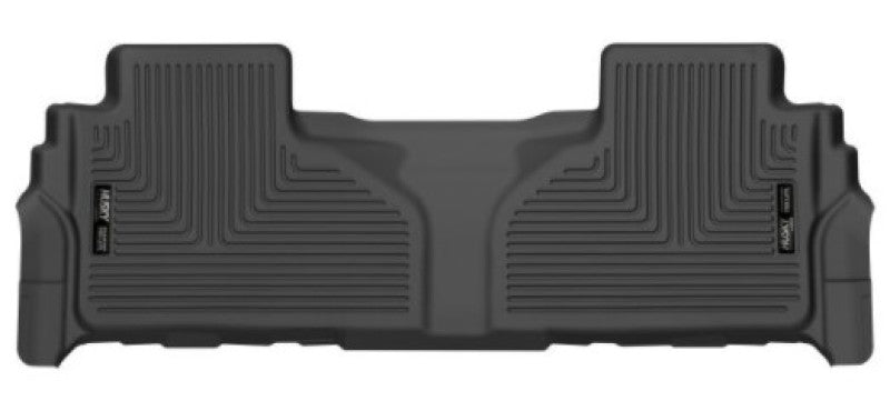 Husky Liners 21-23 Chevrolet Suburban X-Act Contour 2nd Rear Black Floor Liners-Husky Liners-HSL55871
