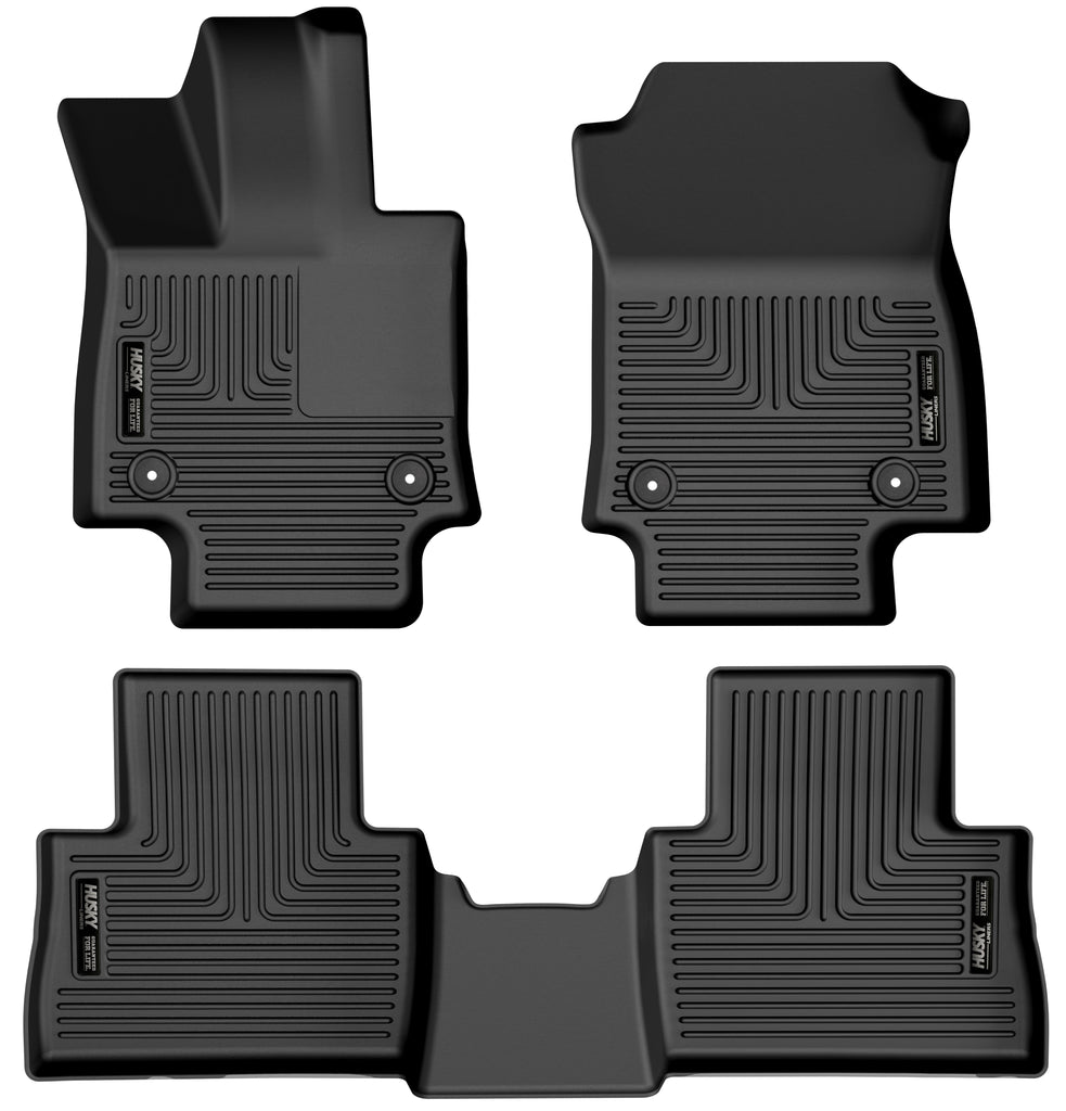 Husky Liners 22-23 Lexus NX250/NX350 Weatherbeater Black Front & 2nd Seat Floor Liners-Husky Liners-HSL95901