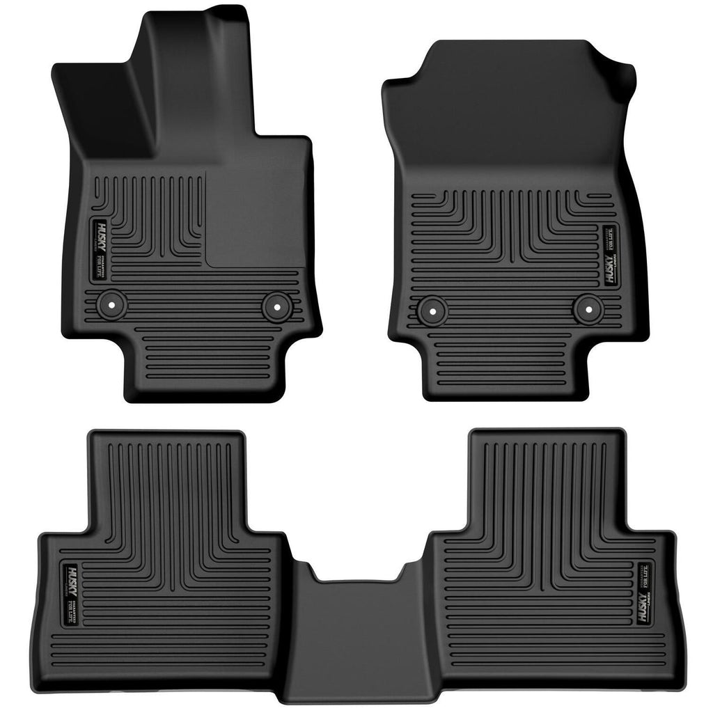 Husky Liners 22-23 Lexus NX250/NX350 Weatherbeater Black Front & 2nd Seat Floor Liners-Husky Liners-HSL95901