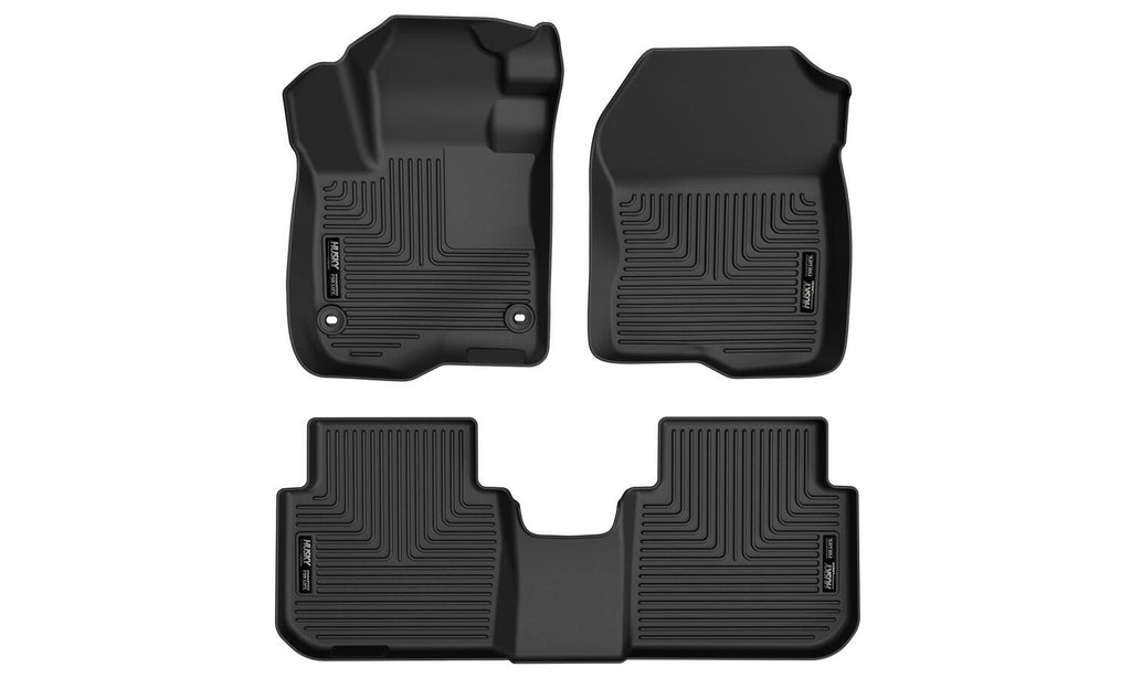 Husky Liners 23-24 Honda CRV Weatherbeater Black Front & 2nd Seat Floor Liners-Husky Liners-HSL99411