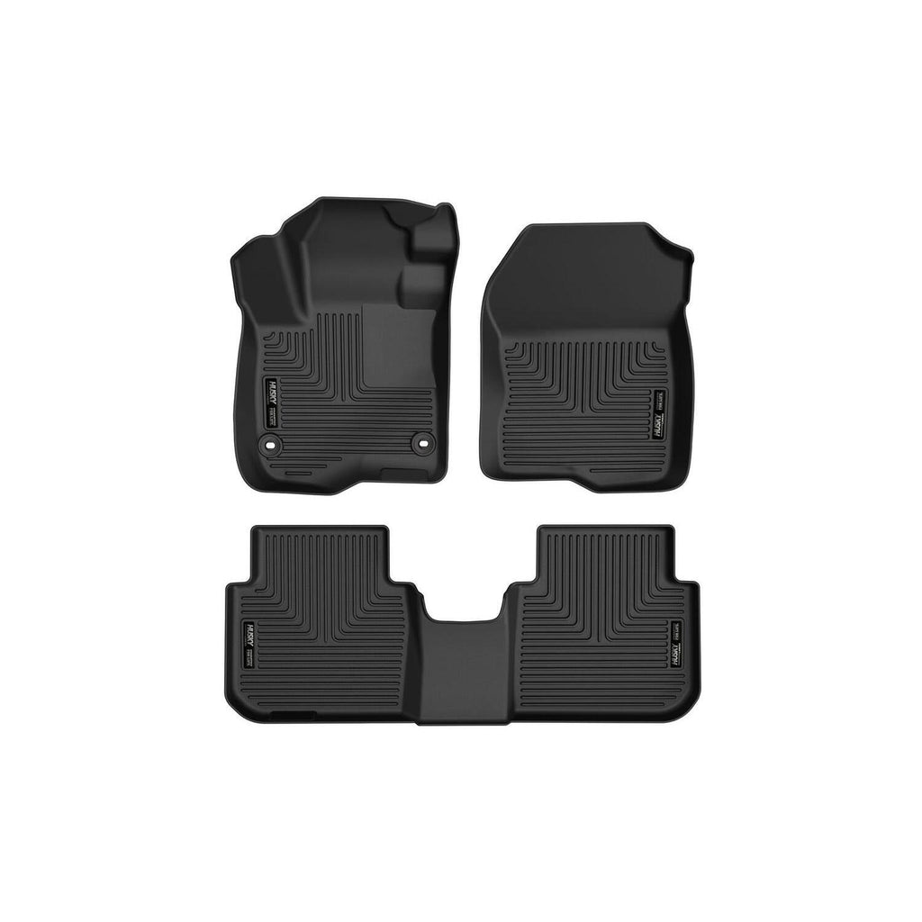 Husky Liners 23-24 Honda CRV Weatherbeater Black Front & 2nd Seat Floor Liners-Husky Liners-HSL99411