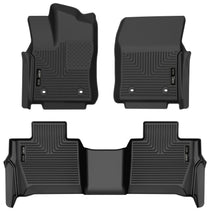 Load image into Gallery viewer, Husky Liners 23-24 Toyota Sequoia WeatherBeater Front &amp; Second Row Floor Liners - Black-Husky Liners-HSL95281