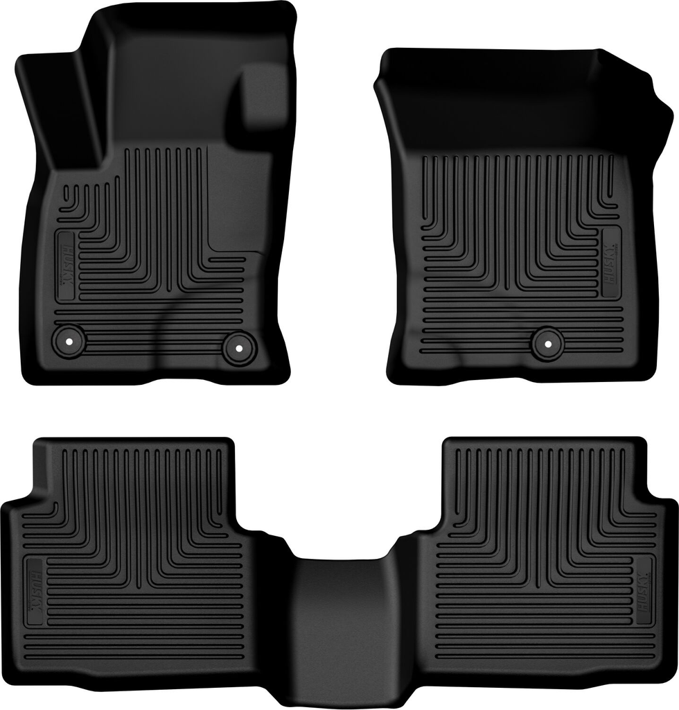 Husky Liners 24-25 Ford Escape Weatherbeater Front & 2nd Seat Floorliner (3pc Set) - Blk-Husky Liners-HSL95331