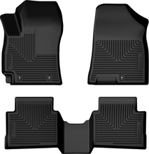 Load image into Gallery viewer, Husky Liners 24-25 Hyundai Kona Weatherbeater Front &amp; 2nd Seat Floorliner (3pc Set) - Blk-Husky Liners-HSL95951