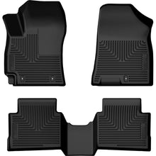 Load image into Gallery viewer, Husky Liners 24-25 Hyundai Kona Weatherbeater Front &amp; 2nd Seat Floorliner (3pc Set) - Blk-Husky Liners-HSL95951