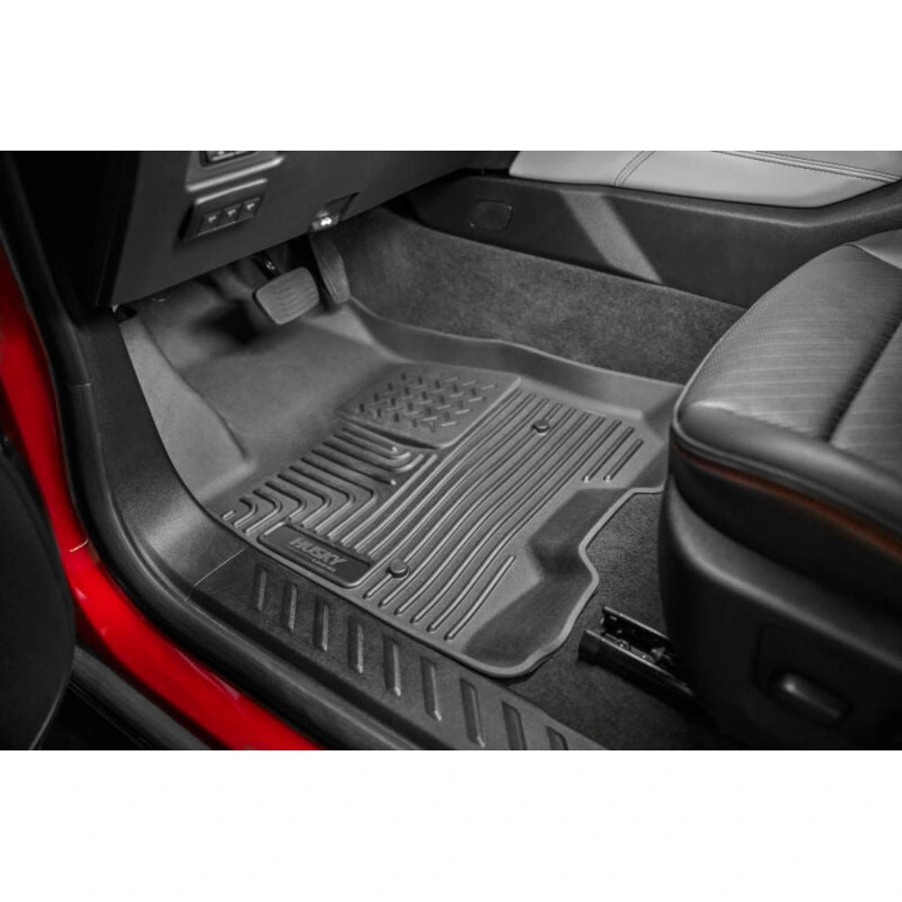 Husky Liners 24-25 Toyota Tacoma Hybrid Weatherbeater Front & 2nd Seat Floor Liners - Black - Husky Liners HSL99281
