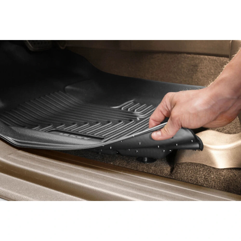 Husky Liners 24-25 Toyota Tacoma Hybrid Weatherbeater Front & 2nd Seat Floor Liners - Black - Husky Liners HSL99281