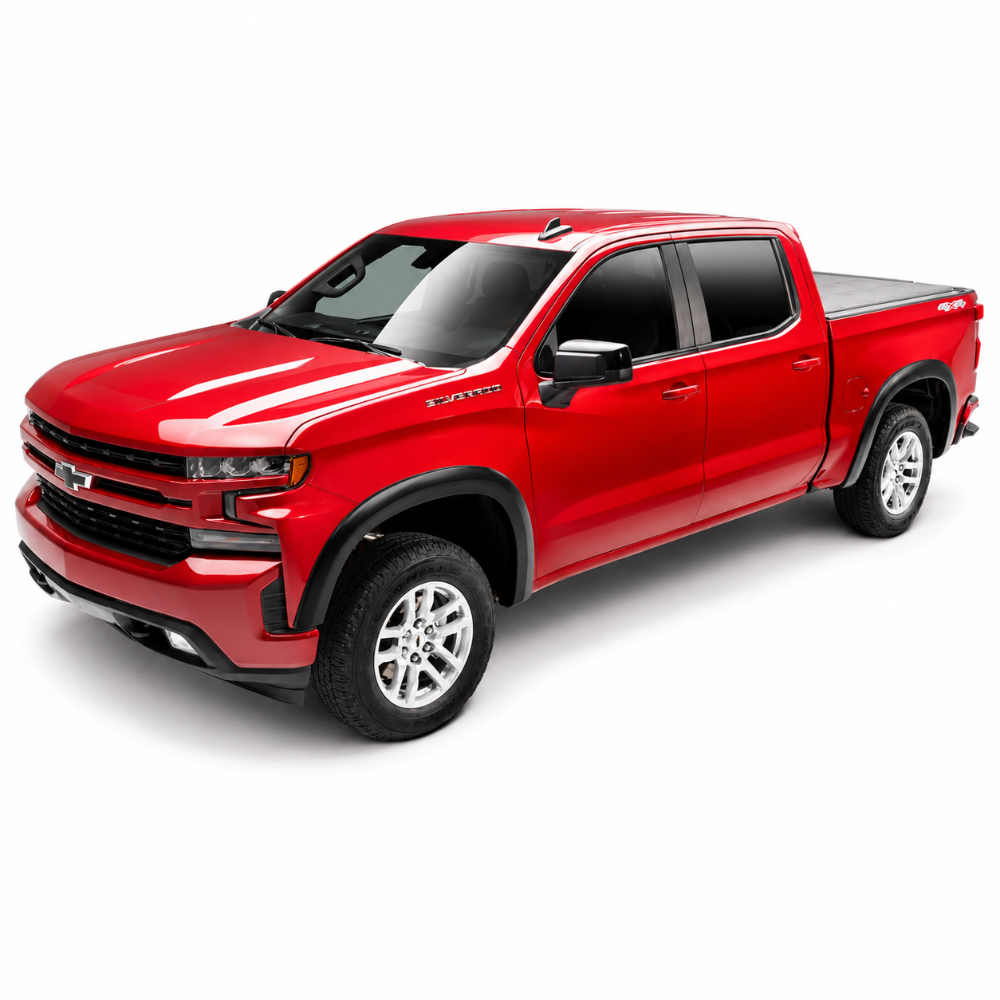 Husky Liners 2804996 OE-Style fender flares for 2019-2026 Chevrolet Silverado 1500 matte black 4-piece set
