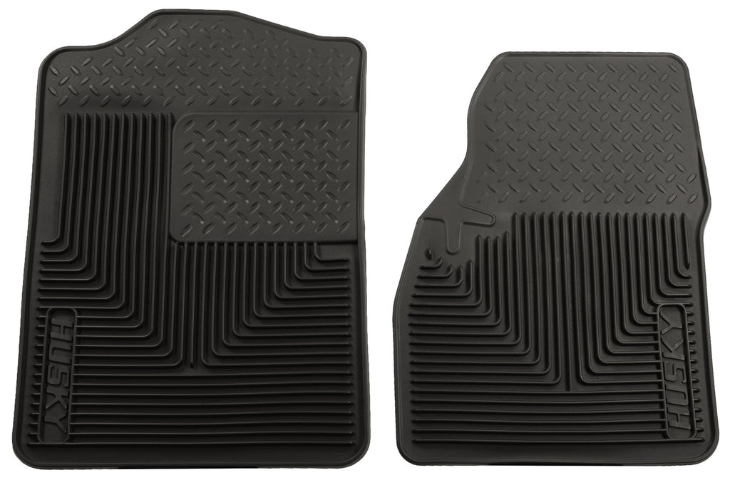 Husky Liners 94-01 Dodge Ram 1500/2500/3500/80-96 Ford Bronco Heavy Duty Black Front Floor Mats-Husky Liners-HSL51041