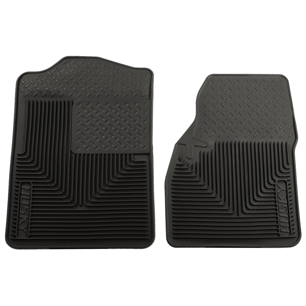 Husky Liners 94-01 Dodge Ram 1500/2500/3500/80-96 Ford Bronco Heavy Duty Black Front Floor Mats-Husky Liners-HSL51041