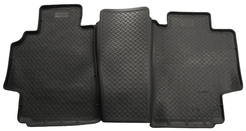 Husky Liners 98-01 Dodge Ram 1500/2500/3500 Quad Cab Classic Style 2nd Row Black Floor Liners-Husky Liners-HSL61711