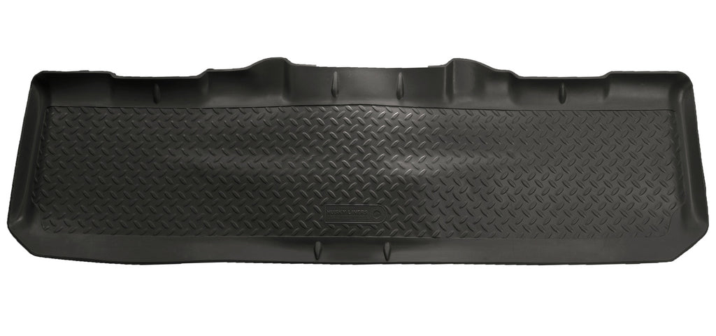 Husky Liners 99-07 Ford F-250-F-550 Super Duty Crew Cab Classic Style 2nd Row Black Floor Liners-Husky Liners-HSL63811