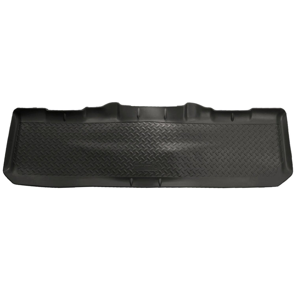 Husky Liners 99-07 Ford F-250-F-550 Super Duty Crew Cab Classic Style 2nd Row Black Floor Liners-Husky Liners-HSL63811