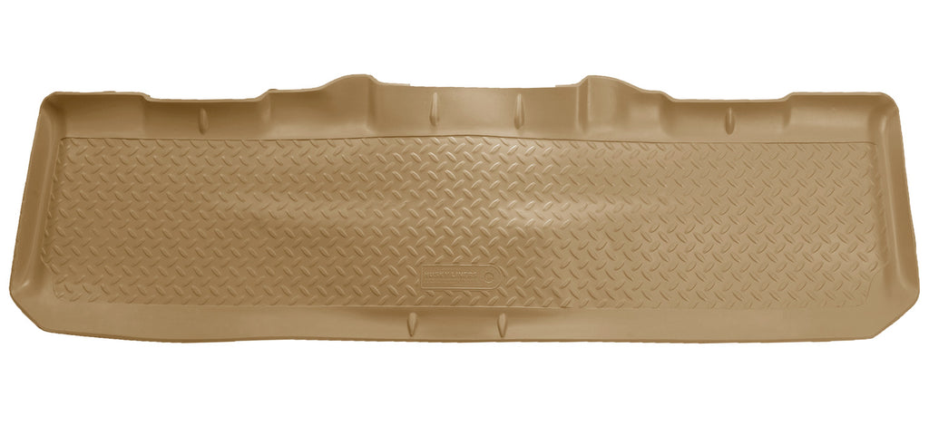 Husky Liners 99-07 Ford F-250-F-550 Super Duty Crew Cab Classic Style 2nd Row Tan Floor Liners-Husky Liners-HSL63813