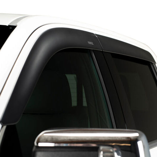 Husky Liners low profile window vent visors for Ford F-150 SuperCrew in matte black