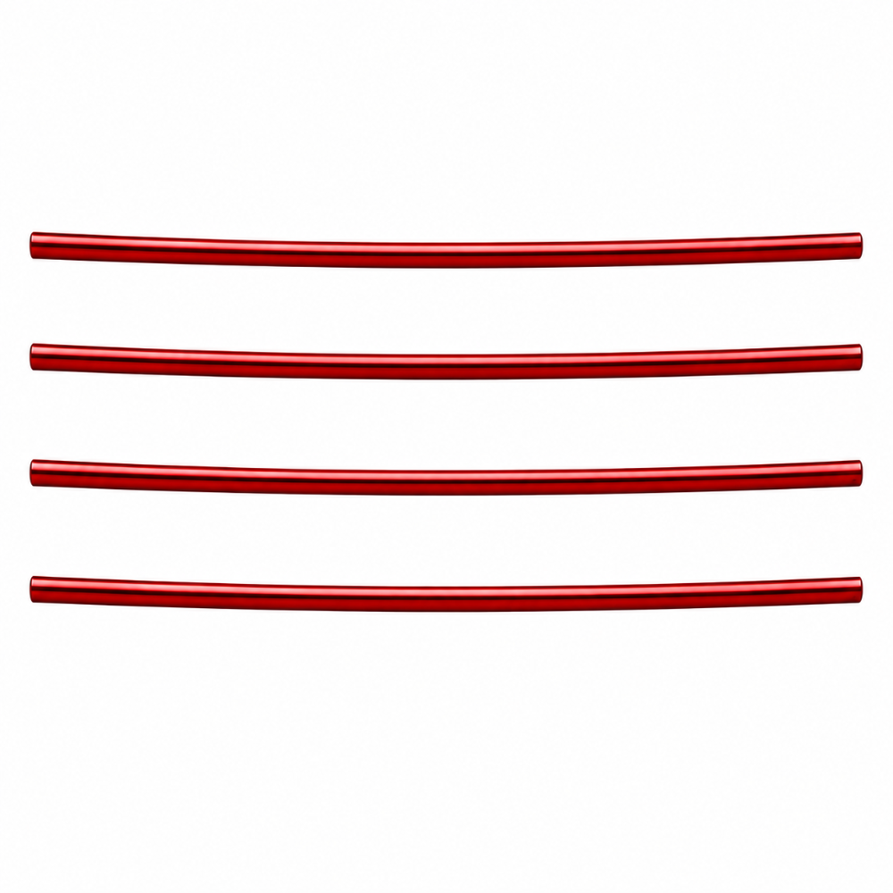 Husky Liners Rapid Red door edge guards for 2021-2025 Ford F-150