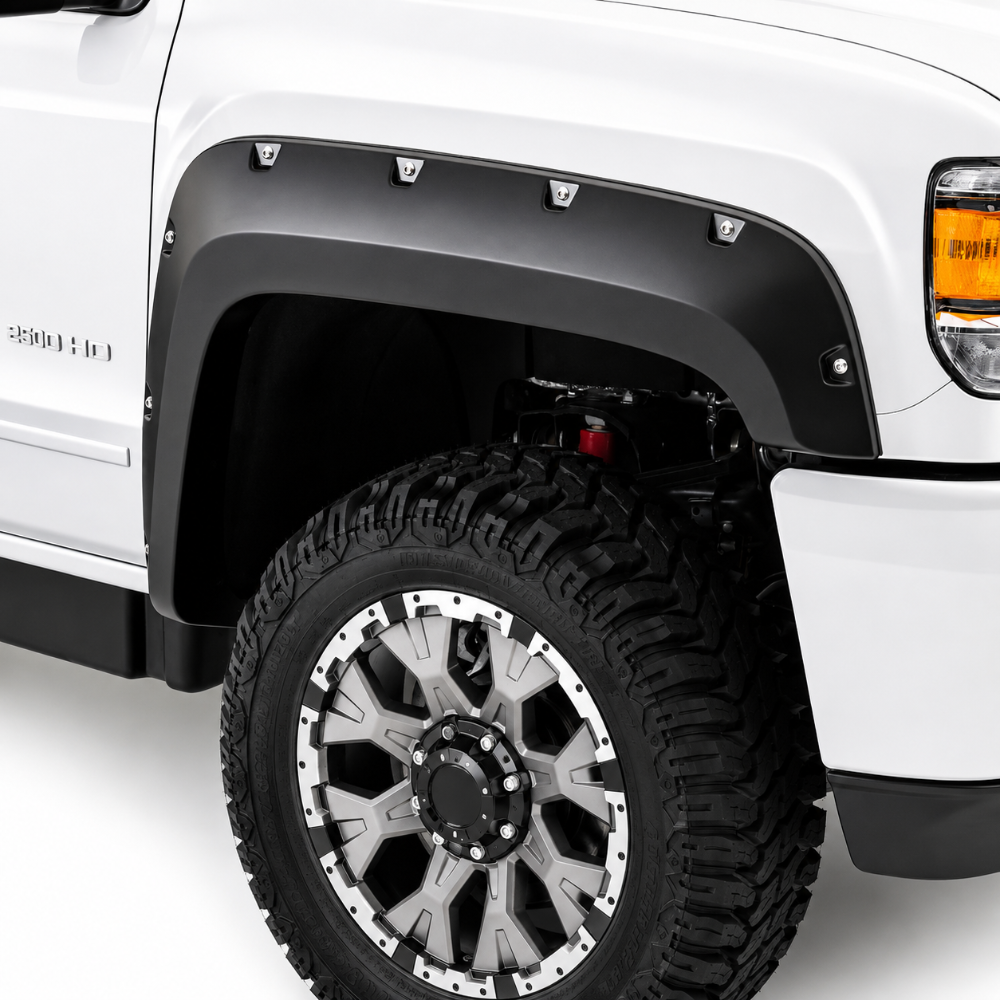 Husky Liners pocket style fender flares for 2015-2019 GMC Sierra 2500 HD