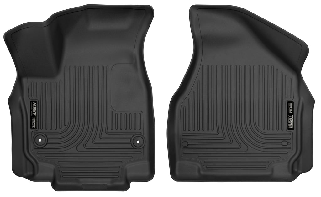 Husky Liners 2017 Chrysler Pacifica WeatherBeater Front Row Black Floor Liners - Husky Liners HSL13011