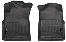 Load image into Gallery viewer, Husky Liners 05-15 Toyota Tacoma Crew/Extended/Standard Cab WeatherBeater Front Black Floor Liners - Husky Liners HSL13941