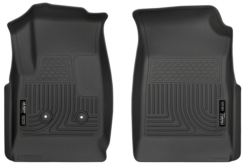 Husky Liners 15 Colorado Crew Cab/Ext Cab WeatherBeater Black Front Floor Liner - Husky Liners HSL18111