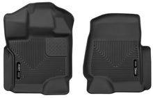 Load image into Gallery viewer, Husky Liners 15-23 Ford F-150 Super/Super Crew Cab WeatherBeater Black Front Floor Liners - Husky Liners HSL18361