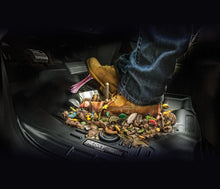 Load image into Gallery viewer, Husky Liners 11-12 Ford Super Duty Crew &amp; Extended Cab WeatherBeater Front Row Black Floor Liners - Husky Liners HSL18731