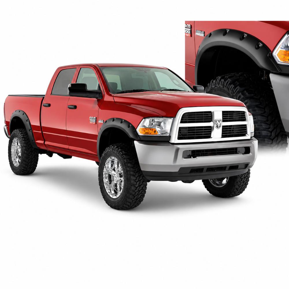 Husky Liners 10-18 Dodge Ram 2500 Pocket Style Fender Flares - 4pc - Husky Liners HSL2805919