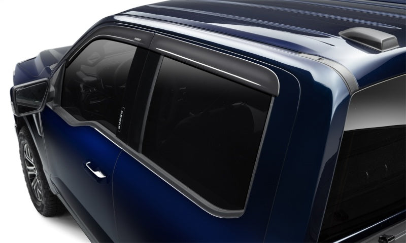 Husky Liners 07-13 Chevrolet/GMC Silverado/Sierra 1500 CC Ventvisor Low Profile (4pc) - Smoke - Husky Liners HSL2854007