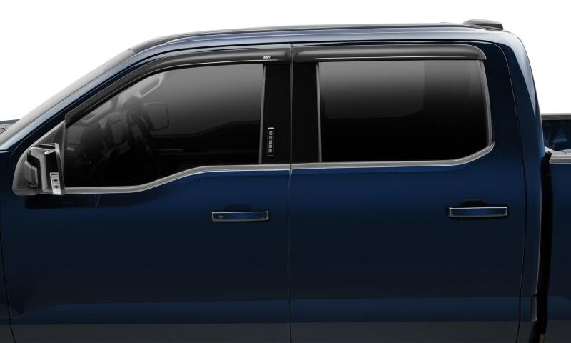 Husky Liners 09-14 Ford F-150 Supercrew Ventvisor Low Profile (4pc) - Smoke - Husky Liners HSL2854011