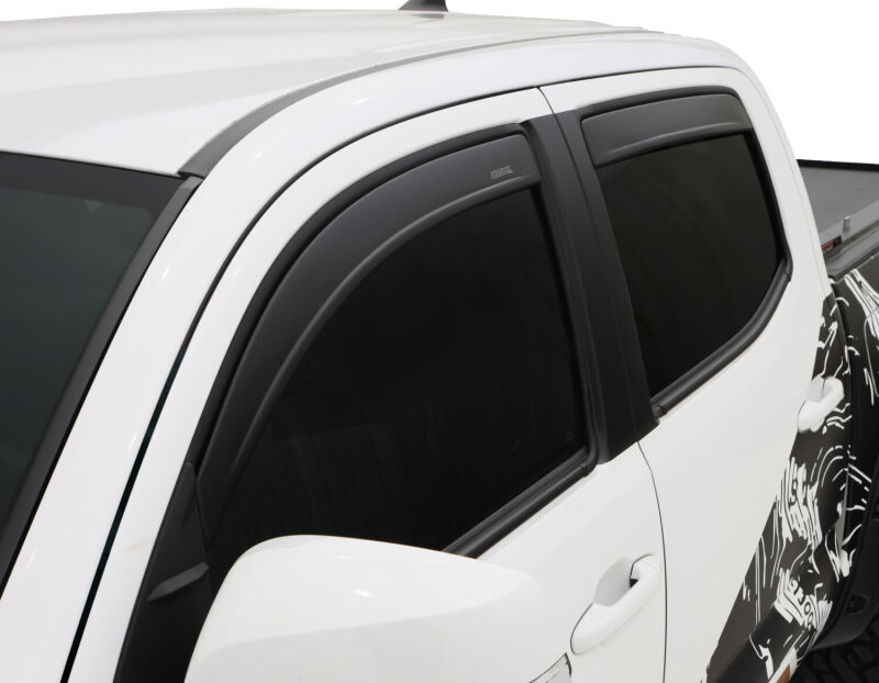 Husky Liners 07-21 Toyota Tundra DC Ventvisor Low Profile 4pc - Matte Black - Husky Liners HSL2857015