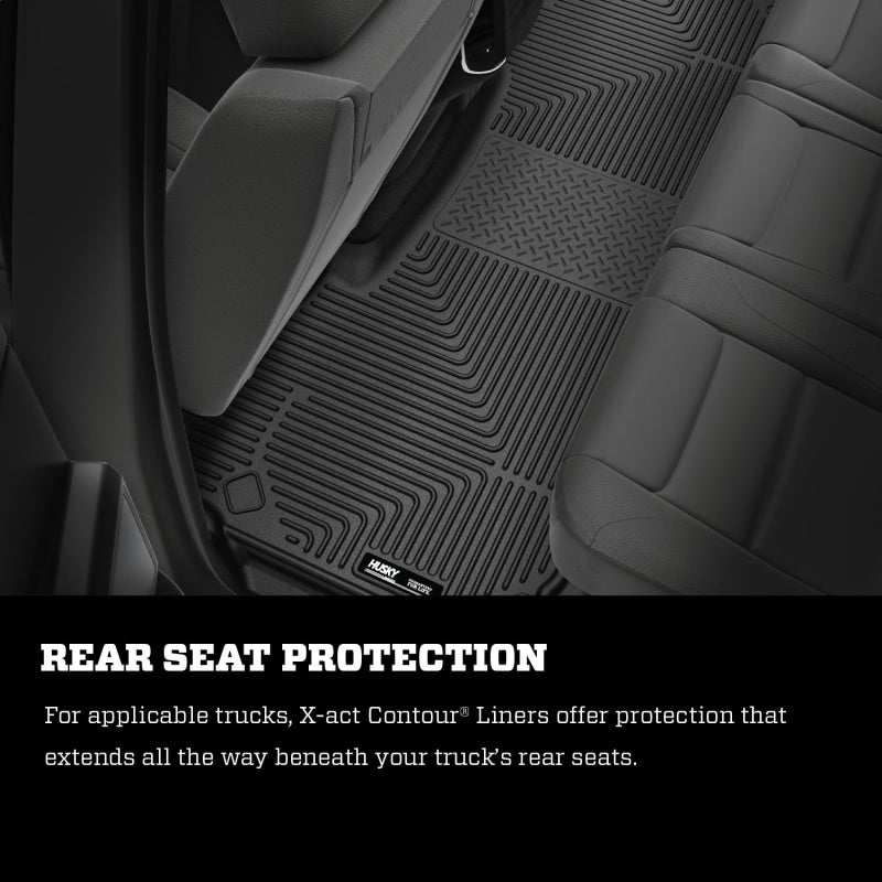 Husky Liners 22-23 Jeep Grand Cherokee L (w/2nd Row Bench Seats) X-ACT 2nd Seat Floor Liner - Blk - Husky Liners HSL51431
