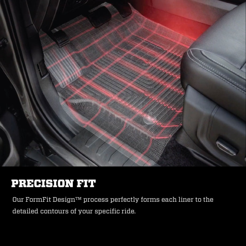Husky Liners 14-18 Nissan Rogue / 14-15 Nissan X-Trail X-Act Contour Black Front Floor Liners - Husky Liners HSL52151