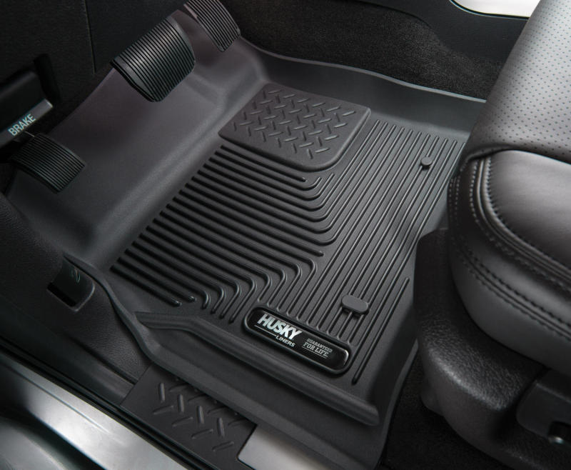 Husky Liners 14-18 Nissan Rogue / 14-15 Nissan X-Trail X-Act Contour Black Front Floor Liners - Husky Liners HSL52151
