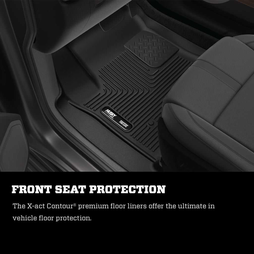 Husky Liners 2018 Toyota Camry X-Act Contour Black Floor Liner (2nd Seat) - Husky Liners HSL52841