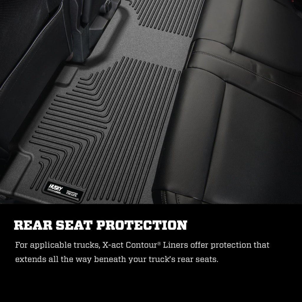 Husky Liners 09-14 Ford F-150 SuperCab X-Act Contour Black 2nd Seat Floor Liner (Full Coverage) - Husky Liners HSL53441