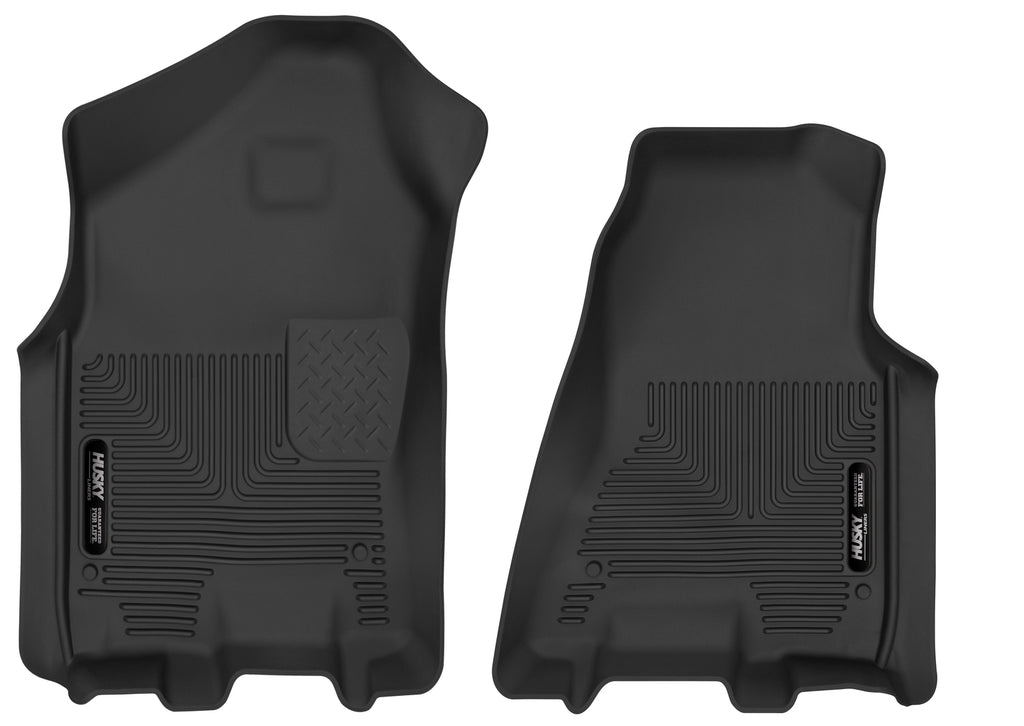 Husky Liners 2019 RAM 1500 Crew Cab/Quad Cab X-Act Contour Black Front Floor Liners - Husky Liners HSL54501