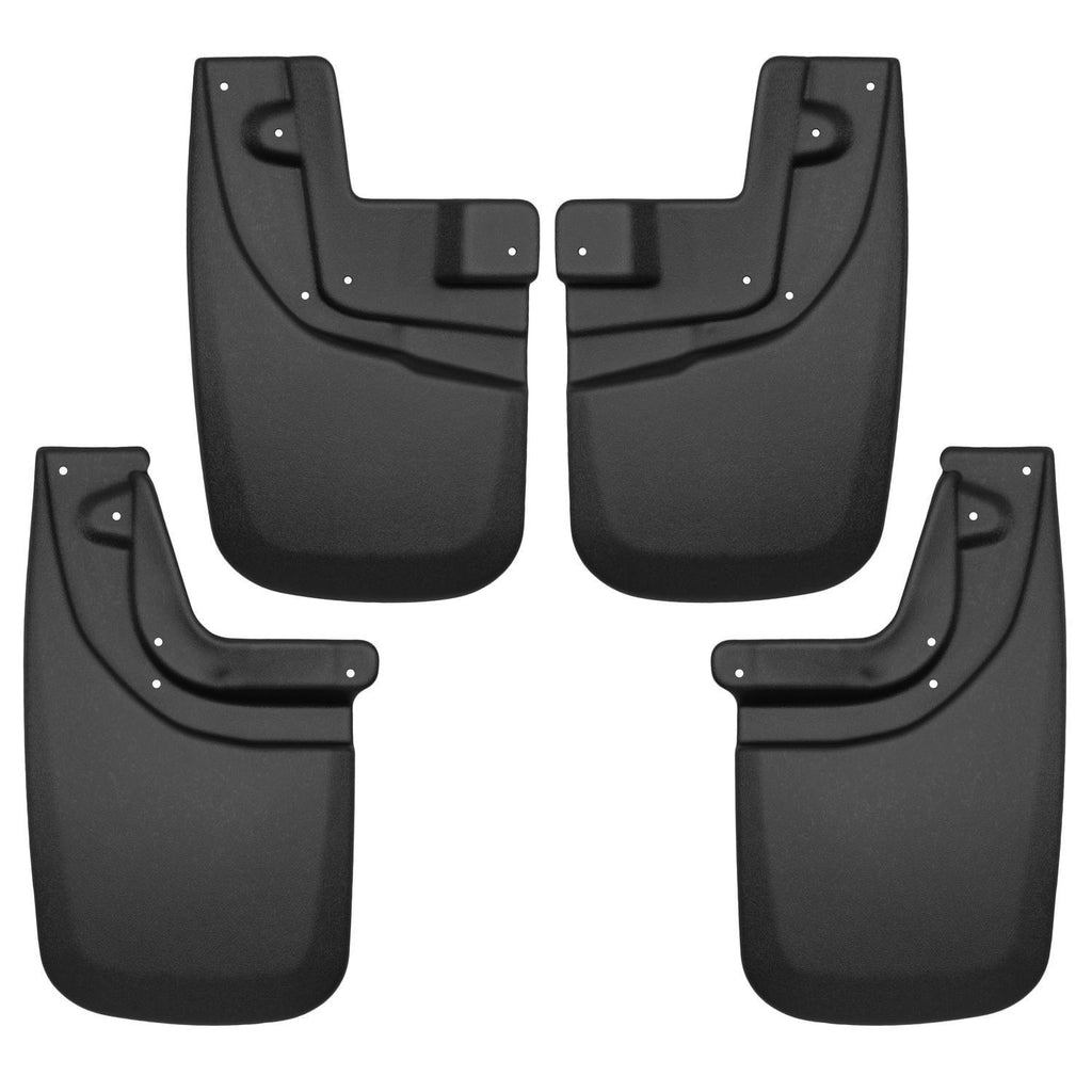Husky Liners 05-15 Toyota Tacoma w/ OEM Fender Flares Front and Rear Mud Guards - Black - Husky Liners HSL56936