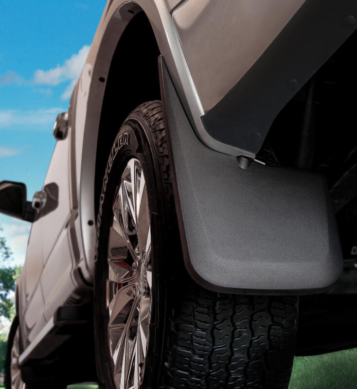 Husky Liners 2024 Toyota Tacoma CC/DC (w/Factory Flares) Front & Rear Mud Guards - Black - Husky Liners HSL56956