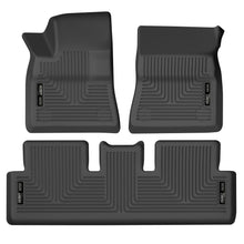 Load image into Gallery viewer, Husky Liners 17-21 Tesla 3 Weatherbeater Front &amp; 2nd Seat Floor Liners - Black - Husky Liners HSL95091