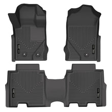 Load image into Gallery viewer, Husky Liners 2021 Ford Bronco 4 Door Weatherbeater Front &amp; 2nd Seat Floor Liners - Black - Husky Liners HSL95301