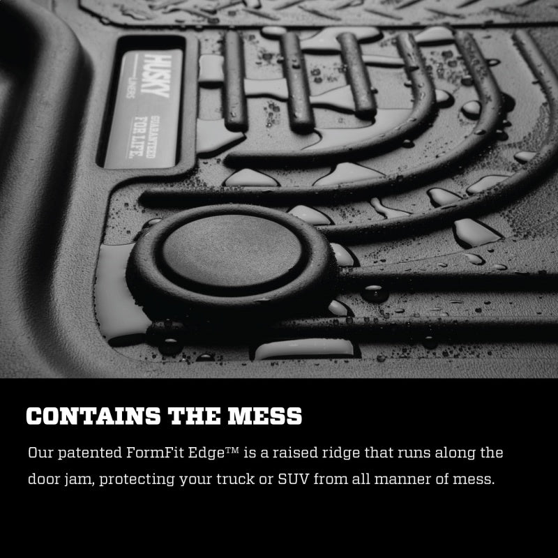 Husky Liners 21-22 Kia Seltos WeatherBeater Front & 2nd Seat Floor Liners - Black - Husky Liners HSL95801