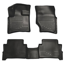 Load image into Gallery viewer, Husky Liners 07-14 Audi Q7 Weatherbeater Black Front &amp; 2nd Seat Floor Liners - Husky Liners HSL96421